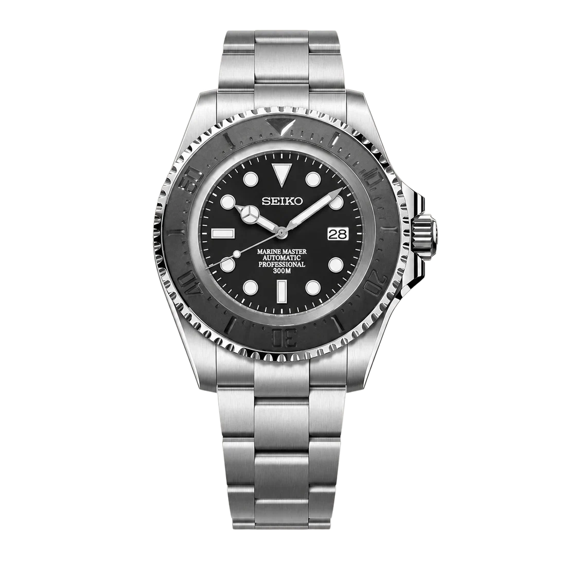 Seiko Mod Submariner 44mm XL – Smoke